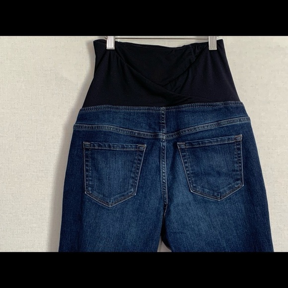 Ingrid & Isabel Maternity |Size 2/26R| Skinny Entubado Jeans w/ Crossover Panel - Picture 6 of 10